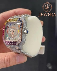 Collar de Lujo Más Vendido con Cadena Chapada en Oro de 14K y Rodio, Diamantes Engastados en Bisel y Dijes de Planetas Coloridos, Regalo para Fiestas - Product Image 6