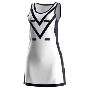 Uniforme de netball pour adultes, taille adulte, avec bordure contrastée, motif, 100% polyester, coutures surjetées, pour le netball international - Product Image 6