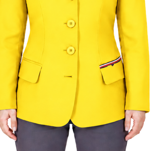 เสื้อแจ็คเก็ตขี่ม้า Lemon Zest สำหรับผู้หญิง ทรงเข้ารูป สไตล์เบลเซอร์ สง่างาม เหมาะสำหรับการแข่งขันขี่ม้า รับผลิตตามสั่ง (OEM) ขายส่ง แฟชั่น - Product Image 5