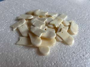 Cuentas de tubo de hueso blanco, cuentas de hueso de tubería blanca en tamaños surtidos para Tiendas de Cuentas y diseñadores de joyería - Product Image 3