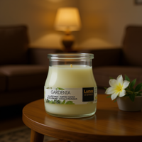 Vela Aromática de Parafina con Aroma Floral/Planta, 100 ml, en Frasco de Vidrio, con Tiempo de Quemado de 20-40 Horas, Estilo Minimalista, Decoración para el Hogar