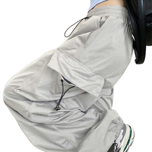 Pantalones Cargo de Otoño para Mujer, Pantalones Casuales de Corte Holgado con Múltiples Bolsillos, Estilo Cargo, Pantalones de Moda Urbana para Mujer - Product Image 4