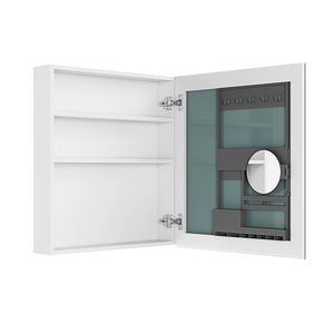 24 W X 26 H Surface Frameless Medicine Cabinet with Beveled Mirror <b>Edges</b> Right Opening Door Bathroom <b>Bath</b> Mirrors - Product Image 2
