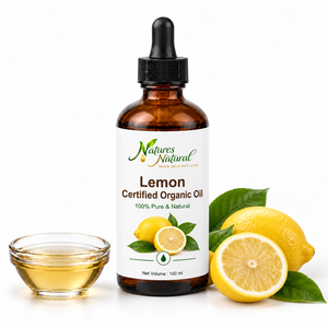 Huile de citron biologique certifiée, ingrédient dérivé de la peau de citron, pour les parfums d'agrumes, les cosmétiques, la fabrication de savon et les commandes B2B en gros - Product Image 4