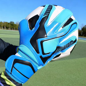 Guantes de Portero de Fútbol de Látex con Logotipo Personalizado, Cierre de Gancho y Bucle, Agarre Fuerte, Antideslizantes, de Secado Rápido, Unisex, para Entrenamiento de Fútbol - Product Image 5