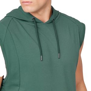 Manufacture Cotton 100% <b>Sleeveless</b> <b>Hoodies</b> Custom Embroidery Heavyweight Blank <b>Sleeveless</b> <b>Hoodies</b> for <b>men</b> - Product Image 6