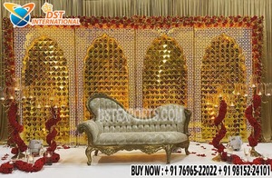 Christian <b>Wedding</b> Stage Decor Mirror Backdrop Panels Modern <b>Wedding</b> Stage Mirror Backdrop <b>Frame</b> Latest Mirror Backdrop <b>Frame</b> - Product Image 6