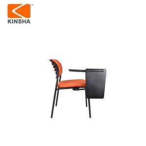 Fournisseur direct d'usine de chaises KINSHA, série Xeron, chaise moderne en tissu pour salle de classe, bureau, formation, réunion, avec tablette pliable - Product Image 5