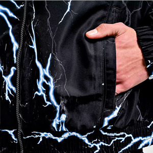 Trendy Style Custom Printed Nylon Windbreaker <b>Jackets</b> Hooded Zip Up <b>Lightweight</b> Streetwear Outerwear OEM Fashion <b>jacket</b> for men - Product Image 4