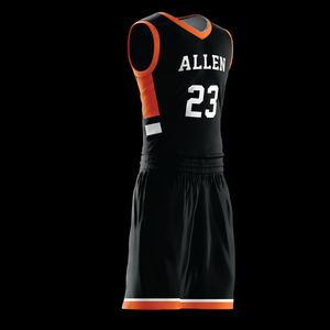 Maillot de basketball professionnel pour homme, imprimé par transfert thermique, anti-transpiration, antibactérien, sans manches, couleur personnalisable - Product Image 5