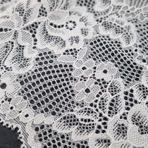 Cinta Elástica de Encaje Floral de 23 cm, Ligera, de Nailon y Spandex, Tejido de Encaje Elástico para Lencería, Vestidos y Prendas de Vestir - Product Image 4