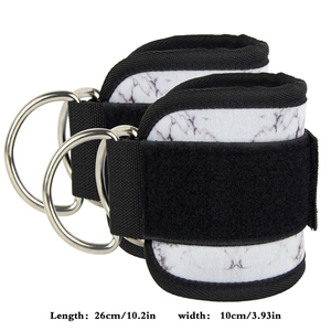 อุปกรณ์พยุงข้อเท้าสำหรับยกน้ำหนักคุณภาพสูงรุ่นใหม่ ระบายอากาศได้ดี พร้อมห่วงรูปตัว D ปรับได้ เหมาะสำหรับการเพาะกาย - Product Image 3