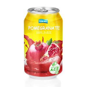 Bebida Tropi Juice 330ml Lata Corta de Aluminio Baja en Grasa 100% Puré de Frutas Esterilizado Sandía Papaya Guayaba Fruta de la Pasión - Product Image 1