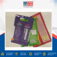 Offre spéciale sur les sacs d'emballage en plastique de qualité alimentaire, taille personnalisée, sachets à fermeture centrale pour l'emballage alimentaire