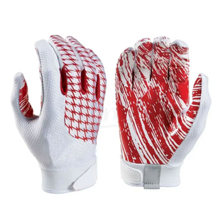 Gants de football extensibles dans quatre directions de qualité supérieure |   Vêtements de performance haut de gamme à coupe ajustée |   Usine de vente en gros haut de gamme - Product Image 5