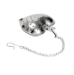 Infuseur à thé en métal en forme de cœur argenté, de haute qualité, pour la cuisine et la maison, séparateur et filtre à thé - Product Image 6