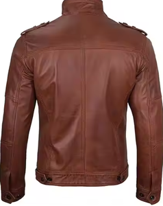 Veste en cuir tricotée légère à capuche, respirante et enduite, avec motif col rond, couleurs vives, style urbain hivernal, OEM/ODM - Product Image 2