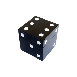 Dados de Cuerno de Búfalo de Alta Calidad, Forma Cuadrada Poliédrica, Material de Aleación de Zinc y Acrílico para Juegos de Mesa y Dungeons & Dragons - Product Image 3