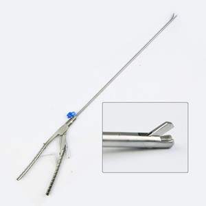 Self-Righting Tip Needle Holder Manual Reusable for <b>Laparoscopic</b> Surgical Procedures in German Stainless Steel & CE Certified - Product Image 5