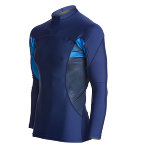 Premium Quality Men's Rash Guard Quick Dry Compression Long Sleeve <b>Shirt</b> For Surfing <b>Swimming</b> Gym Training And Outdoor Sports - Product Image 2