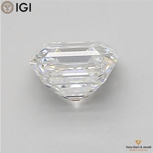 เพชร CVD ขนาด 4.00 กะรัต รับรองโดย IGI ทรง Asscher สี E ความสะอาดระดับ VS1 สำหรับคอลเลกชันงานแต่งงานพิเศษ - Product Image 4