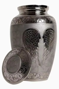 High on Demand Metal Funeral Supplies Urns for Human Ashes Used as Home Decorative Items from Indian Supplier - Product Image 5