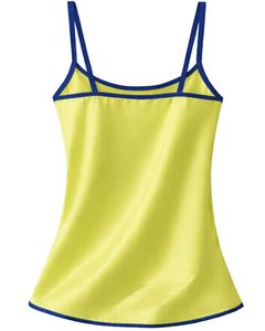 ชุดนอนผ้าซาตินสีเขียวมะนาวและสีน้ำเงินรอยัลสำหรับผู้หญิง ชุดนอนผ้าไหมสายเดี่ยวและกางเกงขาสั้น ชุดนอนนุ่มหรูหราสำหรับฤดูร้อน - Product Image 4