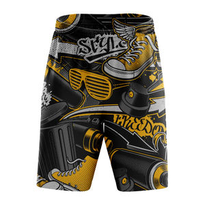 Short de sport athlétique pour homme, nouvelle collection, respirant, séchage rapide, avec cordon de serrage, imprimé, pour entraînement, jogging, gym, fitness, taille élastique - Product Image 3