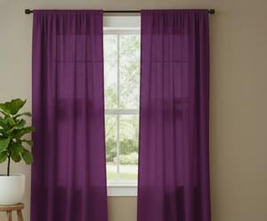TheFabira <b>Bohemian</b> Style Rod Pocket Cotton <b>Curtains</b> & Drapes High Shading Eco-Friendly Dust Proof Features for Windows Doors - Product Image 3