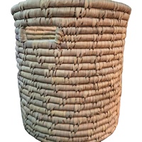 Panier à linge en jonc de mer fait main, modèle 2026, écologique, fabriqué au Bangladesh, design simple, panier BD