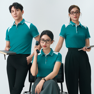 Smart Casual Polo Bicolore 210 GSM Mélange de Coton 65/35 Respirant et Sans Rides Pour les Affaires et les Loisirs Prêt à Expédier en Gros - Product Image 4