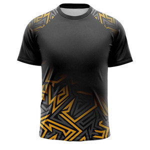 Camiseta Sublimada para Hombre, Manga Corta, Cuello Redondo, Tejido de Punto, Transpirable, Secado Rápido, Ecológica, Informal - Product Image 1