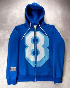 Sudadera con capucha de diamantes de imitación bordada de alta calidad Cremallera personalizable Bolsillo de canguro de ajuste regular Hecho en Pakistán - Product Image 6