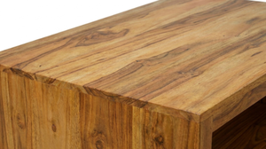 Mesa de Centro Moderna de Madera de Lujo con Estante de Almacenamiento, Diseño Minimalista, Mueble para Sala de Estar Ideal para Apartamentos - Product Image 3