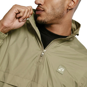 Custom <b>Pullover</b> Nylon Windbreaker <b>Men</b> Nylon Half Zip Anorak Windbreaker <b>Jacket</b> With Front Flap Pocket Drawstring <b>Men's</b> <b>Jackets</b> - Product Image 6
