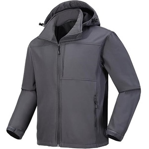 Compra al por Mayor Chaquetas Softshell con Cierre de Cremallera a Prueba de Viento, Personalizadas, de Color Sólido, Chaquetas de Invierno para Senderismo y Actividades Tácticas - Product Image 3