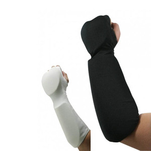Gray Arm Sleeve Protective Gear for Boxing Training All Seasons Breathable Compression Support - Product Image 6