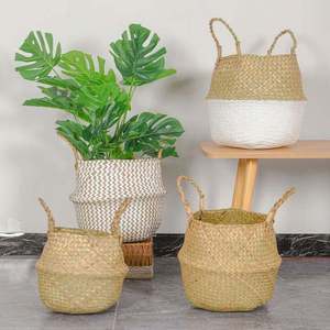<b>Baskets</b> for Plants Handmade Woven Natural Seagrass Planter <b>Basket</b> for Home Decor Wholesale Supplier from Vietnam - Product Image 6