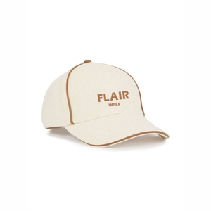 Gorra de Béisbol de Lujo Personalizada de 6 Paneles, Gorra Deportiva de Lona Crema de Alta Calidad con Ribete de Cuero en Contraste, Gorras Strapback al por Mayor de Moda - Product Image 3