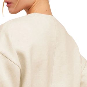 <b>Women</b> Sweatshirt Casual Crewneck Pullover Soft <b>Fleece</b> Long Sleeve <b>Top</b> Relaxed Fit Streetwear Fashion Winter Clothing Wholesale - Product Image 4