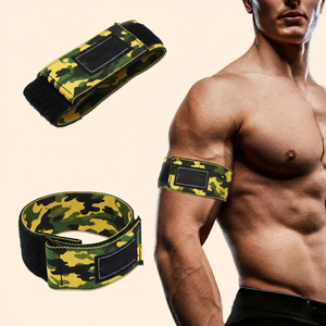 Bandas de Entrenamiento de Oclusión Muscular para Piernas y Brazos, de Tela de Poliéster Resistente, Antideslizante y Duradera, Marca Geo Brother Co, Precio de Fábrica - Product Image 1