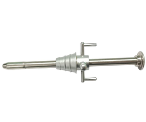 Laparoscopic Hassan Trocar Cannula 10mm X 19.5mm Reusable Stainless Steel Open Technique Surgical Access <b>Port</b> Instrument Set - Product Image 4