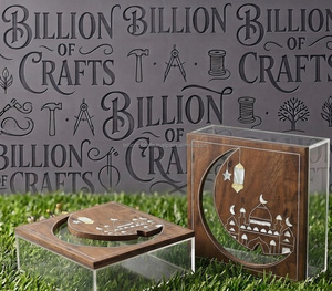 Caja de Regalo Rectangular de Madera Grabada Personalizada para Dulces de Ramadán, para Chocolate, Mithai, Dátiles y Frutos Secos Surtidos - Product Image 1