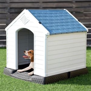 27\" Plastic Pet House Stylish and Durable Dog House Furniture - Product Image 1