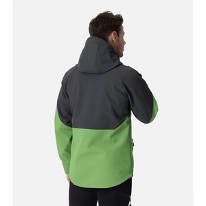 เสื้อแจ็คเก็ตซอฟต์เชลล์ผู้ชาย OEM กันฝน หลายกระเป๋า ราคาประหยัด ระบายอากาศได้ดี ซิปหน้า - Product Image 3