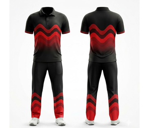 Custom <b>Cricket</b> Jersey and Trouser Sublimation Printed | Men Women Youth <b>Cricket</b> Wears Polo Shirt and Trouser Full Team Outfit - Product Image 1