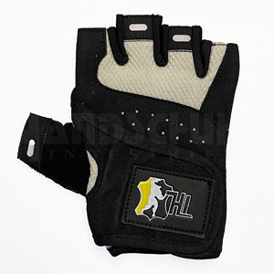 Gants de musculation professionnels Tan & Blacks avec bandes de maintien robustes pour les poignets |   Poignée antidérapante de qualité supérieure pour un équipement de musculation ultime - Product Image 4