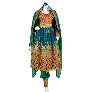 Best Quality Handmade Kutchi Tribal Women's <b>Maxi</b> Formal/<b>Casual</b> Lace Full <b>Sleeves</b> Eco-Friendly Anti-Wrinkle 2026 Afghan <b>Dress</b> - Product Image 1