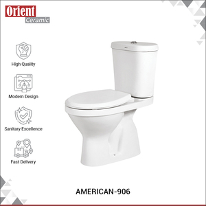 Proveedor Indio Vende Inodoro de Dos Piezas de Lujo con Acabado Nuevo, de Alta Calidad, OEM/ODM Aceptable, Montado en el Suelo - Product Image 3