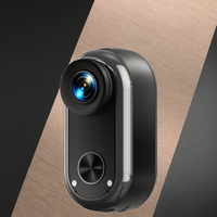 X25-4k Caméra six axes anti-tremblement, grand angle 170°, étanche 10m, capteur CMOS, WiFi, MicroSD, détection de mouvement, sans écran